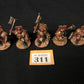 5x Blood Warriors #311 VERY Well Painted AOS Blades of Khorne AOS Warhammer 40k