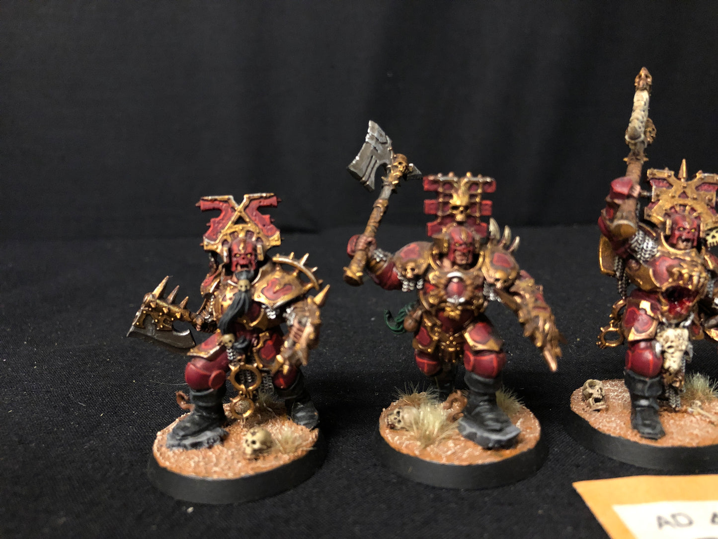5x Blood Warriors #311 VERY Well Painted AOS Blades of Khorne AOS Warhammer 40k