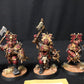5x Blood Warriors #311 VERY Well Painted AOS Blades of Khorne AOS Warhammer 40k