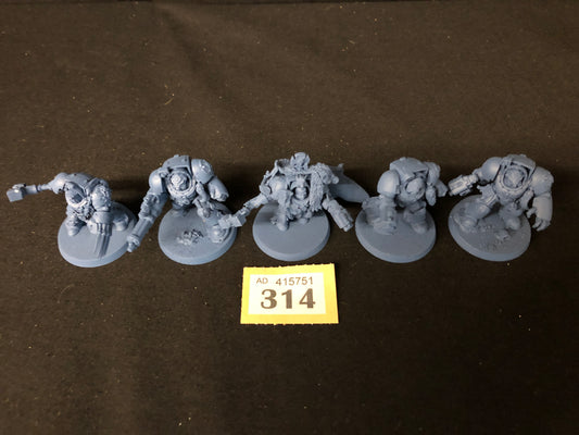 5x Wolf Guard Terminators Squad #314 Space Wolves Space Marines Warhammer 40k
