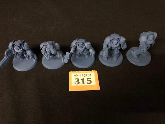 5x Wolf Guard Terminators Squad #315 Space Wolves Space Marines Warhammer 40k
