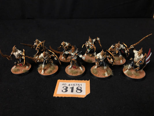 9x Kairic Acolytes #318 VERY Well Painted Disciples of Tzeentch AOS Warhammer 40k