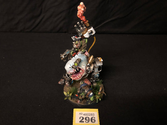 Warboss on Squigosaur #296 VERY Well Painted Orks Warhammer 40k