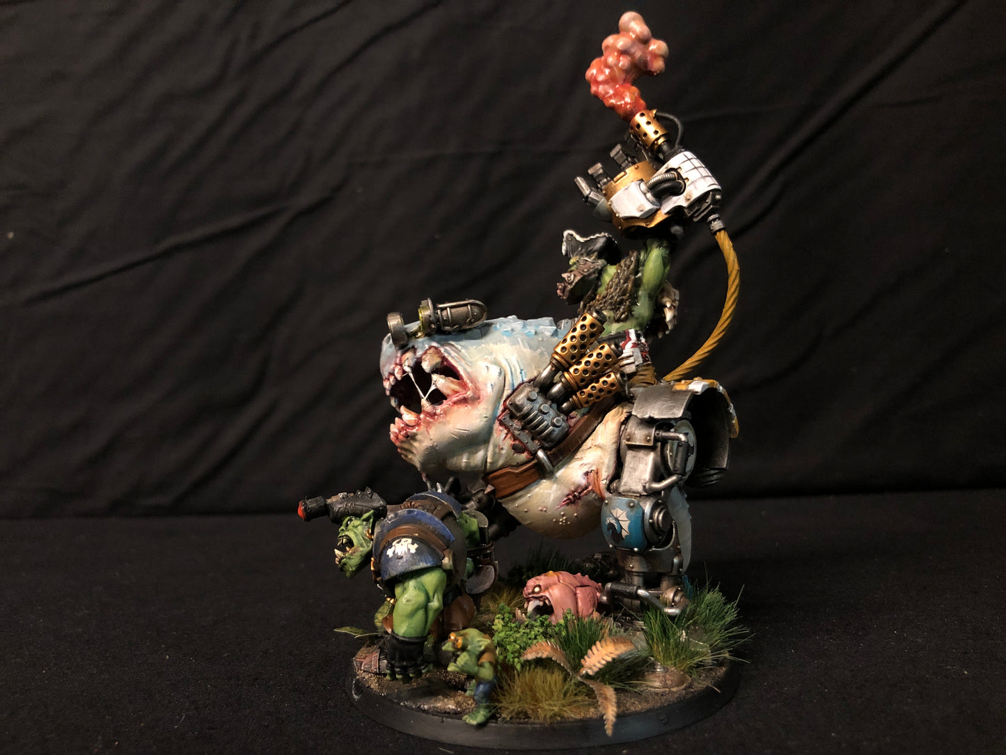 Warboss on Squigosaur #296 VERY Well Painted Orks Warhammer 40k