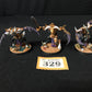 3x Slaangor Fiendbloods #329 VERY Well Painted Hedonites of Slaanesh AOS Warhammer 40k