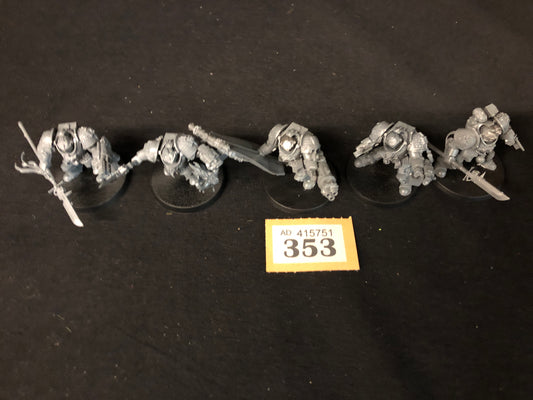 5x Terminator Squad #353 Grey Knights Space Marines Warhammer 40k