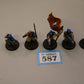 5x Cadian Command Squad 587 Astra Militarum Well Painted OOP Warhammer 40k
