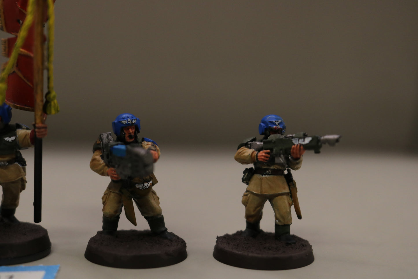 5x Cadian Command Squad 587 Astra Militarum Well Painted OOP Warhammer 40k
