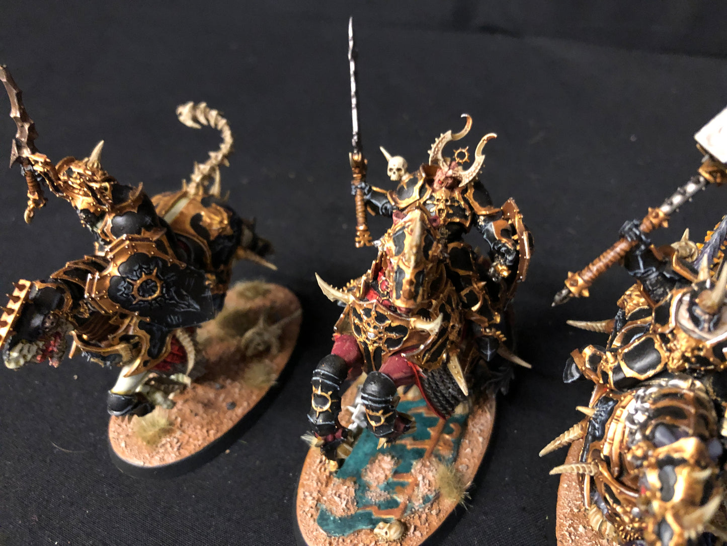 3x Varanguard #369 VERY Well Painted Slaves to Darkness AOS Warhammer 40k