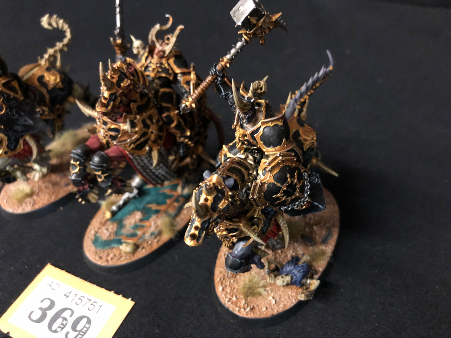 3x Varanguard #369 VERY Well Painted Slaves to Darkness AOS Warhammer 40k