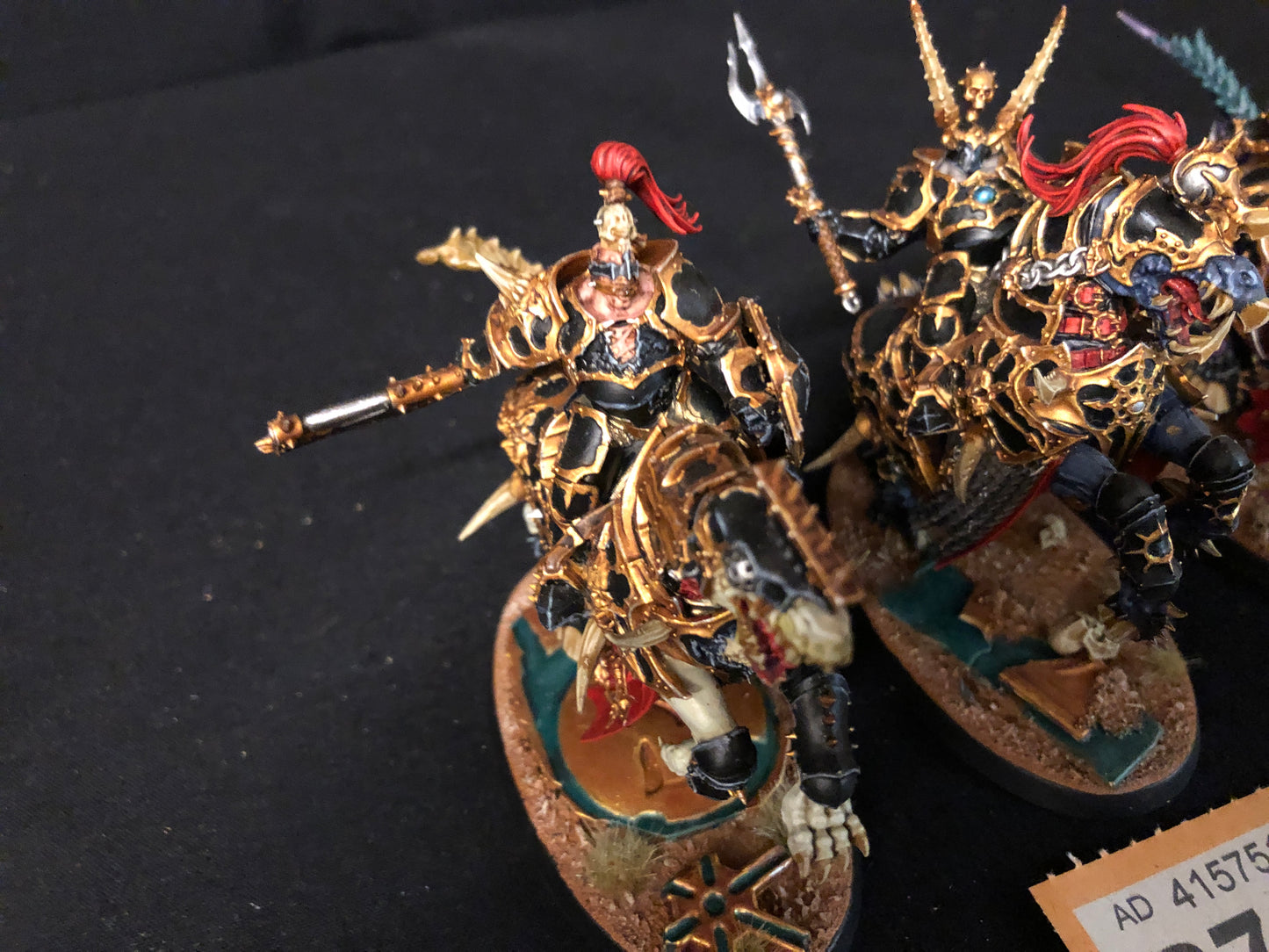3x Varanguard #370 VERY Well Painted Slaves to Darkness AOS Warhammer 40k