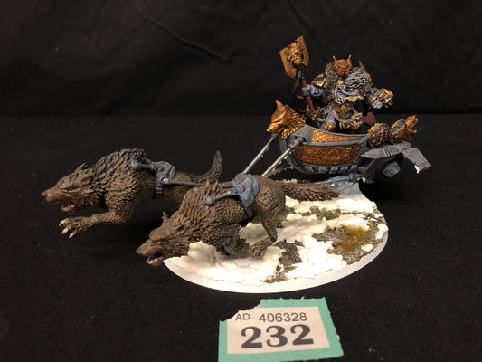 Logan Grimnar on Stormrider  #232 VERY Well Painted Space Wolves Space Marines Warhammer 40k