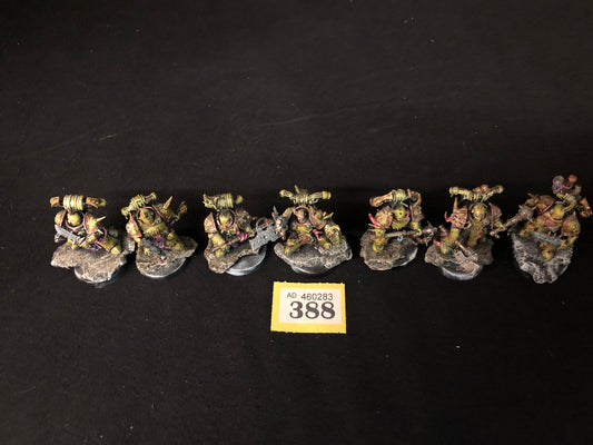 7x Plague Marines #388 Very Well Painted Death Guard Warhammer 40k