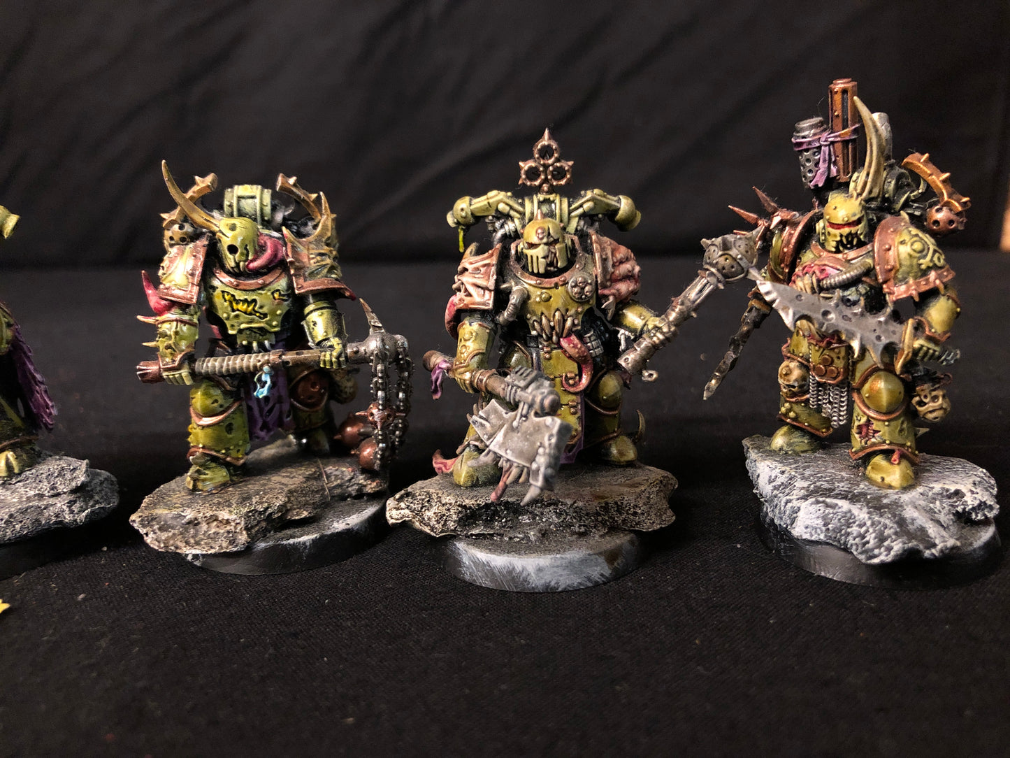 7x Plague Marines #388 Very Well Painted Death Guard Warhammer 40k