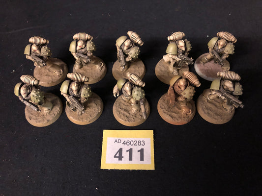 10x MKIV Tactical Marines #411 Legio Astartes Warhammer 40k 30k
