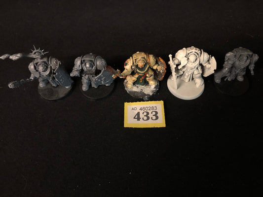 5x Dark Angels Deathwing Terminator Squad #433 Space Marines Warhammer 40k