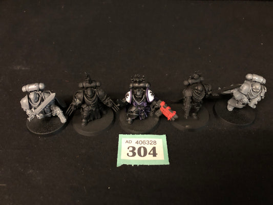 5x Sword Brethren Black Templar #304 Space Marines Warhammer 40k