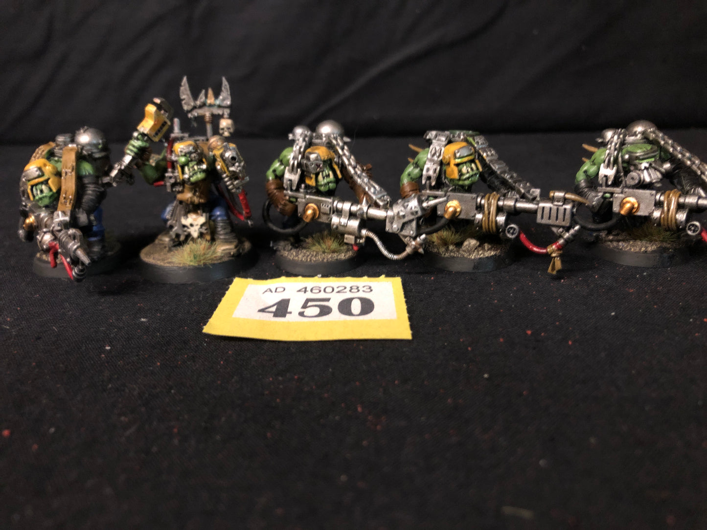 5x Burna Boyz #450 VERY Well Painted Orks Warhammer 40k