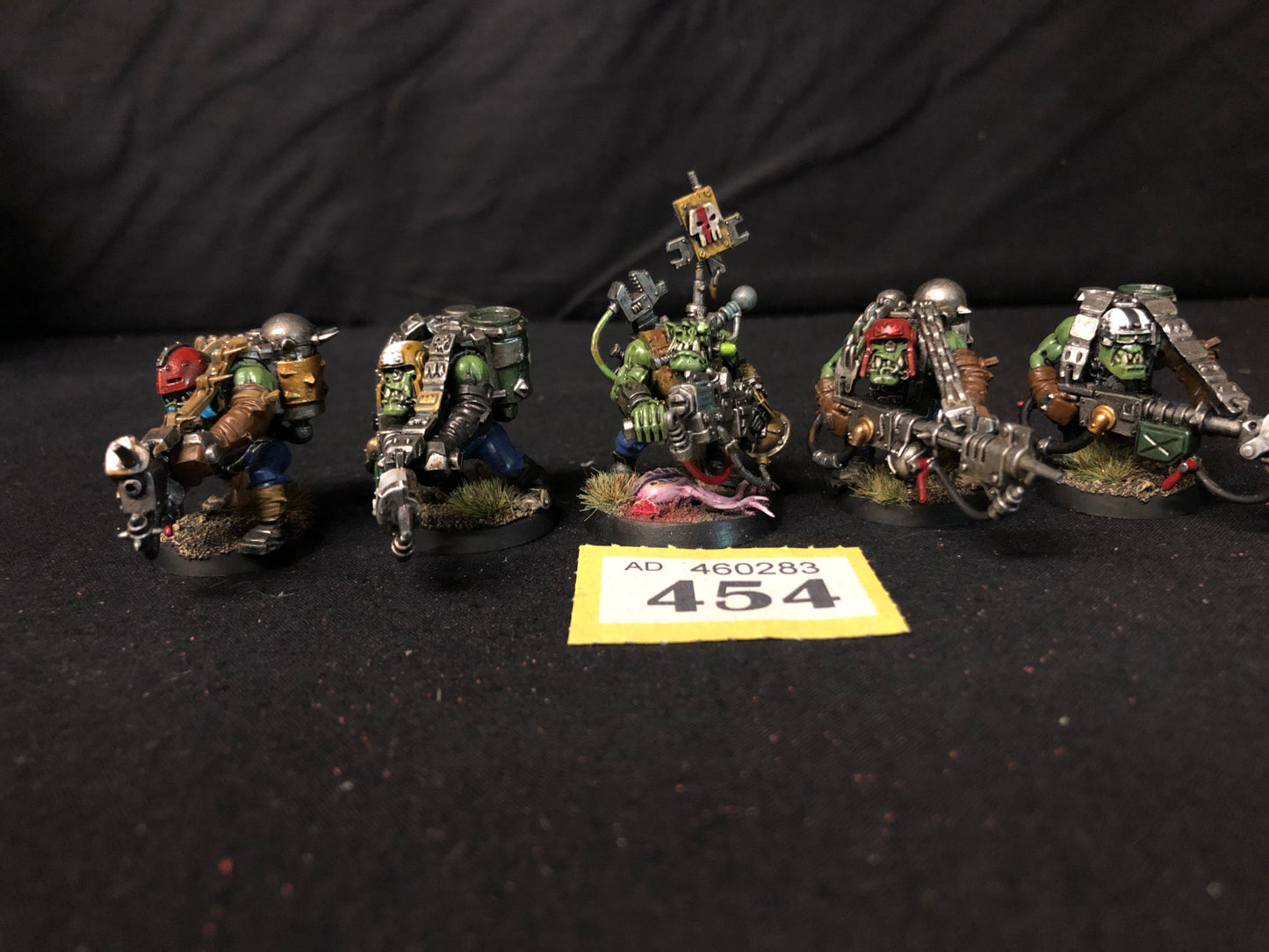 5x Burna Boyz #454 VERY Well Painted Orks Warhammer 40k