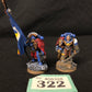 Command Captain MKIV FORGEOWORLD + Ancient #322 Well Painted Space Marines Warhammer 40k