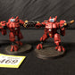 3x Crisis Battlesuits #469 Well Painted Tau T'au Empire Warhammer 40k