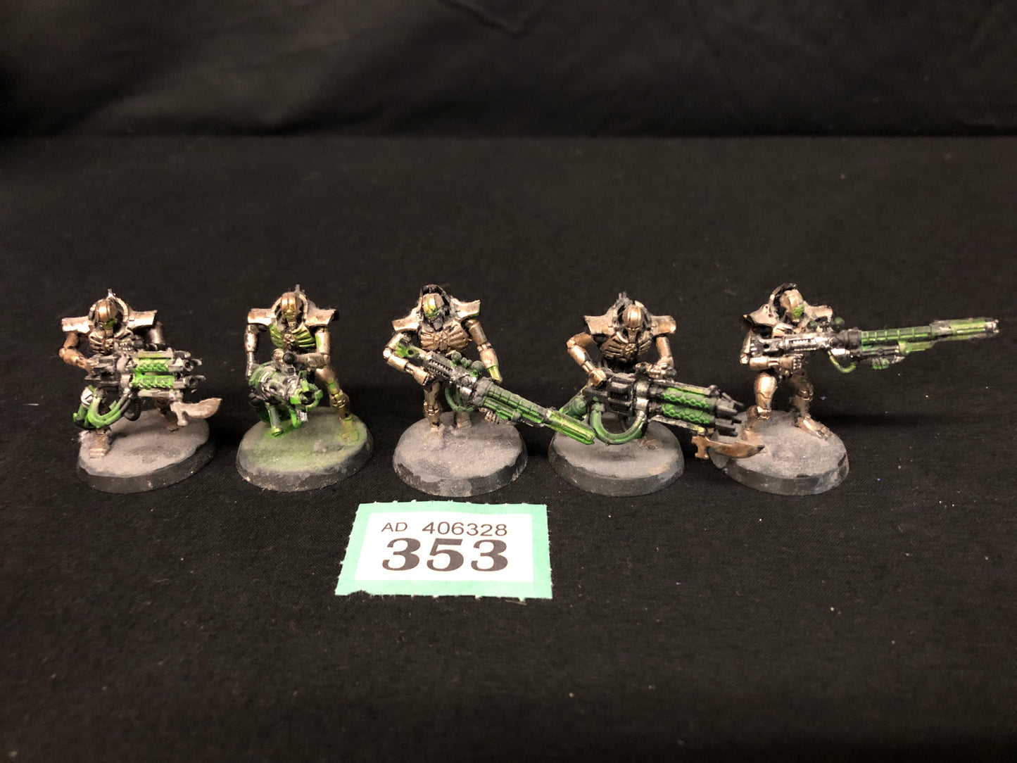 5x Immortals/Deathmarks #353 Well Painted Necrons Warhammer 40k