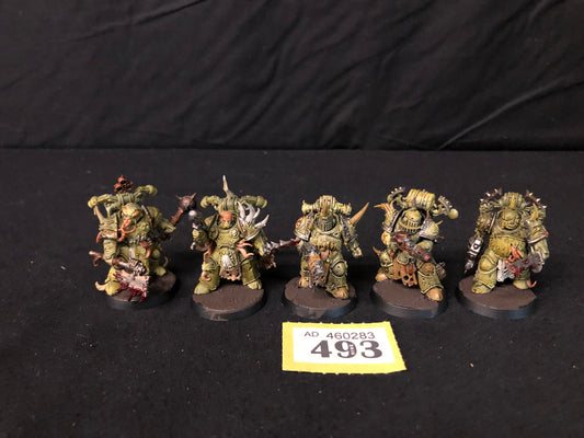 5x Plague Marines #493 Death Guard Warhammer 40k