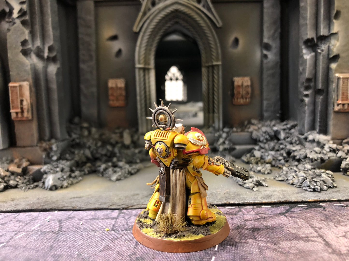 Primaris Captain with Power fist #510 Imperial Fists Well Painted Space Marines Warhammer 40k