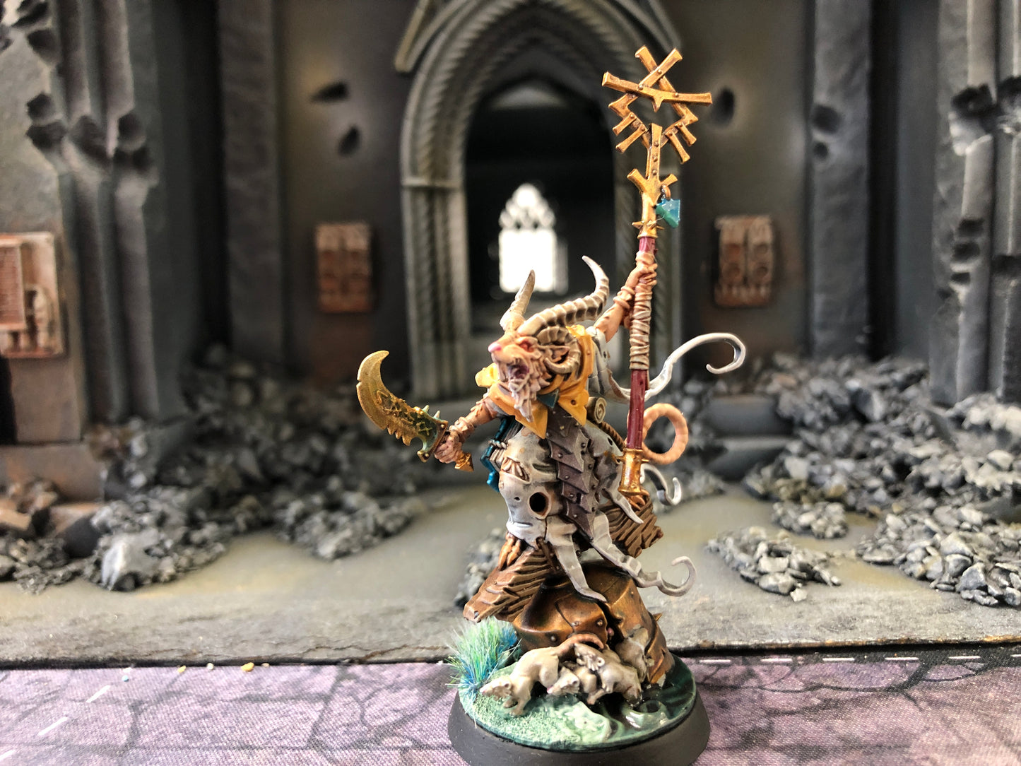 Greyseer #528 Skaven AOS Well Painted Warhammer 40k