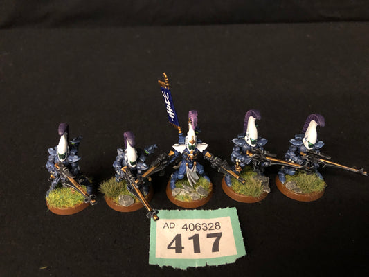 5x Dire Avengers #417 VERY Well Painted Aeldari Warhammer 40k