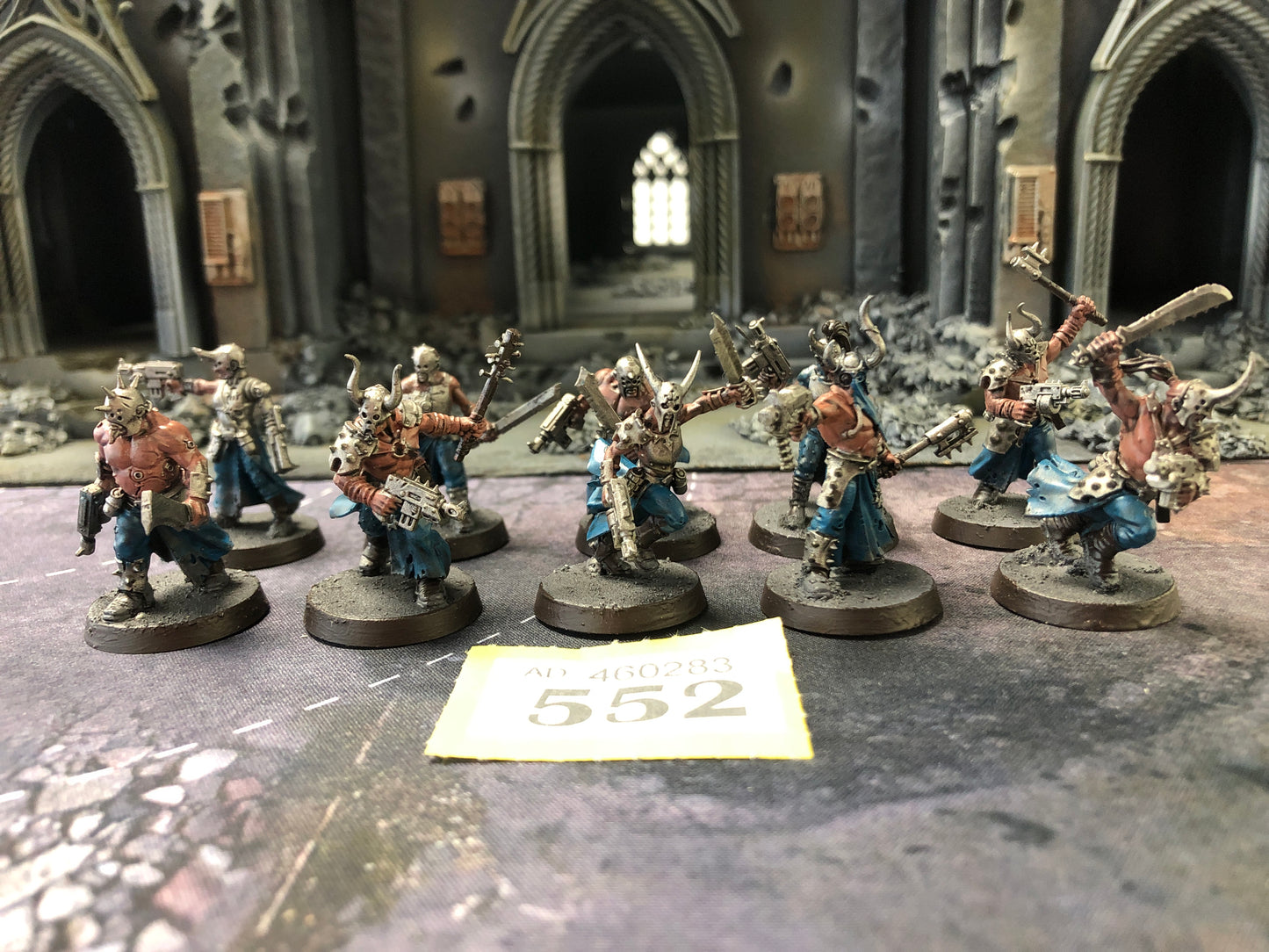 10x Chaos Cultists Jahkals #552 Chaos Space Marines Warhammer 40k