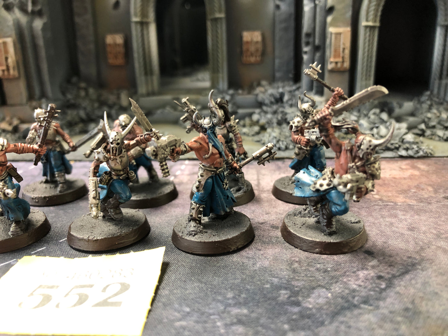 10x Chaos Cultists Jahkals #552 Chaos Space Marines Warhammer 40k