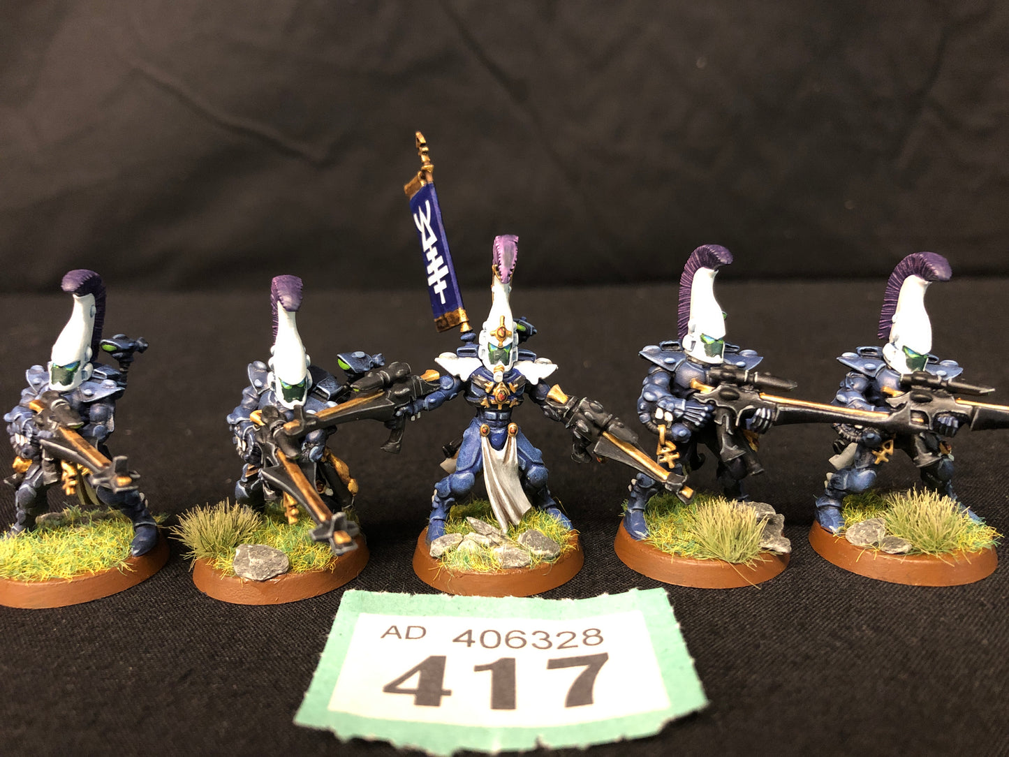 5x Dire Avengers #417 VERY Well Painted Aeldari Warhammer 40k