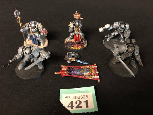 5x Grey knights Terminator Squad #421 Space Marines Warhammer 40k