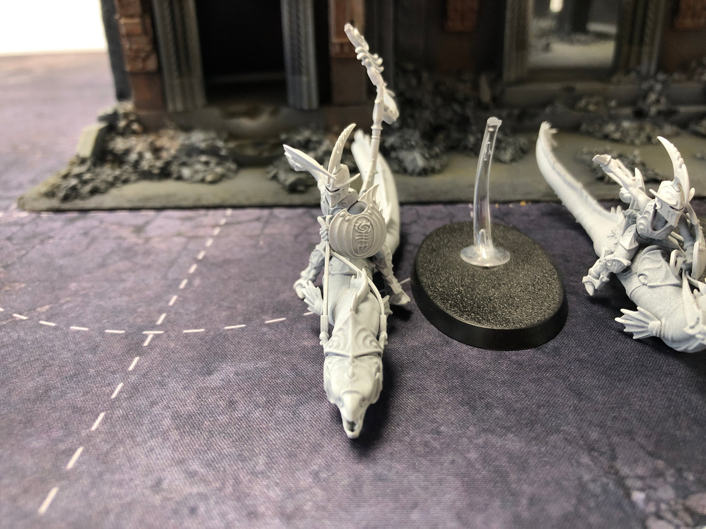 3x Akhelian Morrsarr Guard #557 Deepkin AOS Warhammer 40k