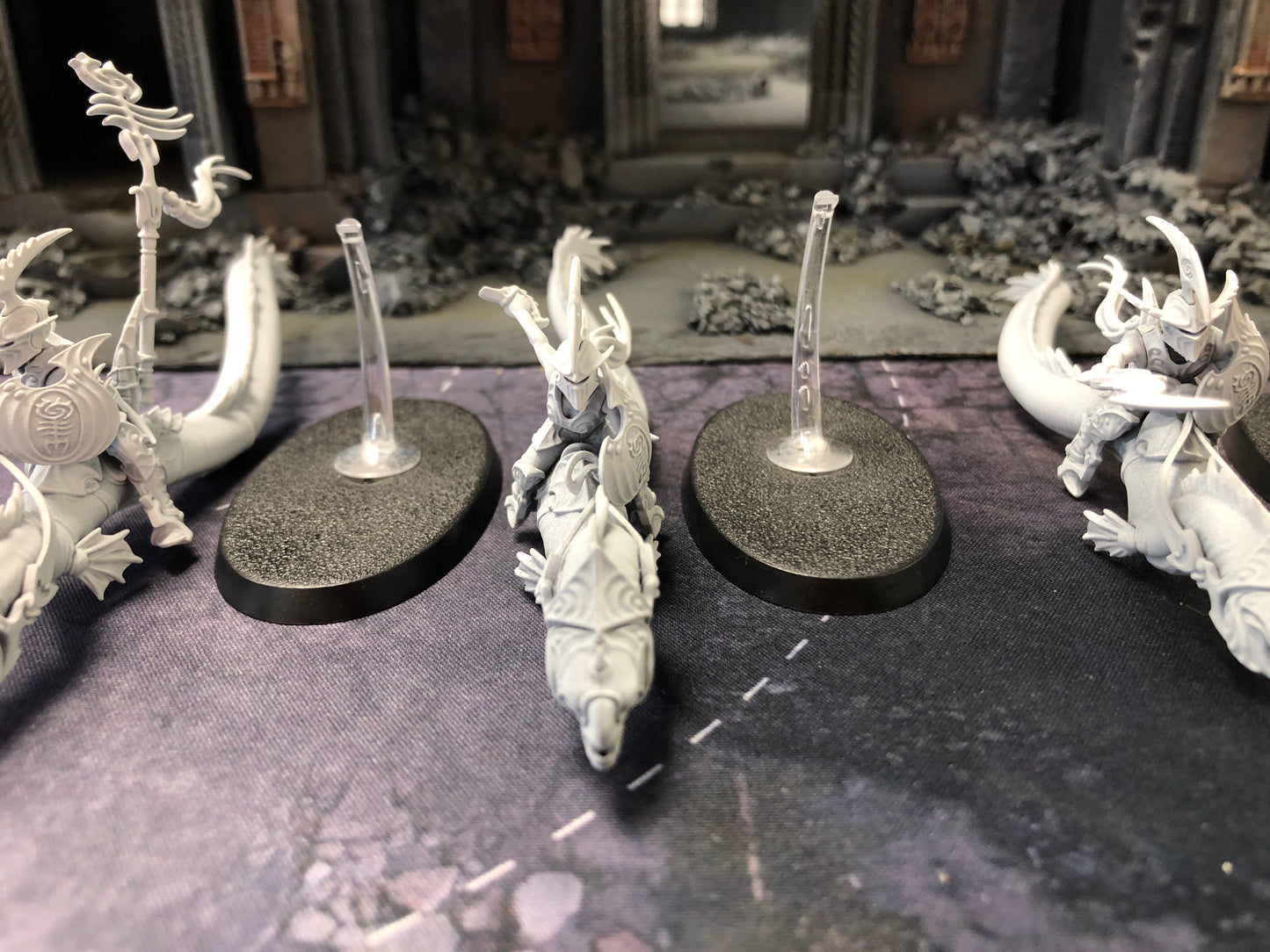 3x Akhelian Morrsarr Guard #557 Deepkin AOS Warhammer 40k