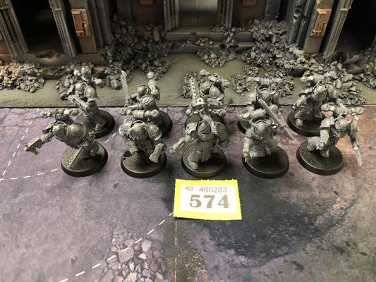 10x Legionaires #574 Chaos Space Marines Warhammer 40k