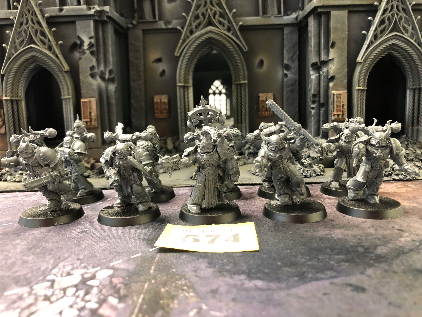 10x Legionaires #574 Chaos Space Marines Warhammer 40k
