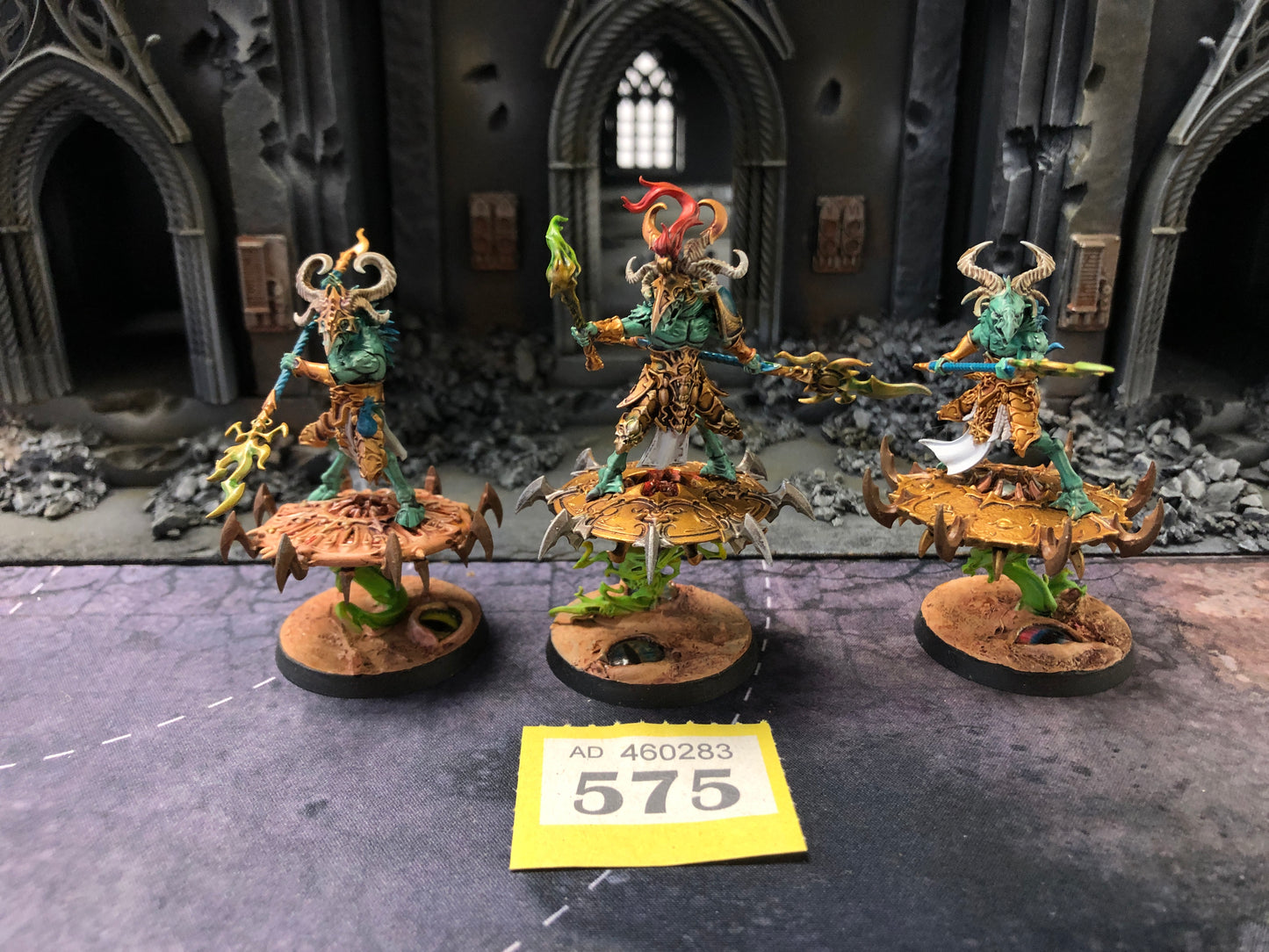 3x Tzaangors Enlightened #575 Disciples of Tzeentch VERY Well Painted AOS Warhammer 40k