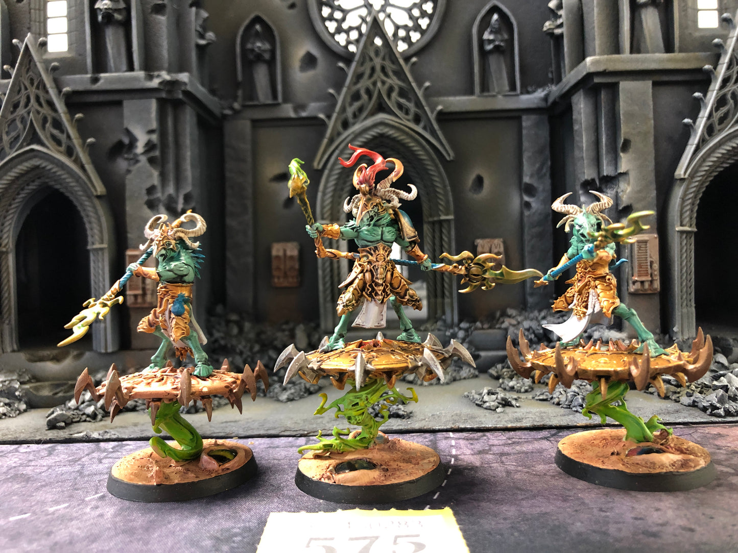 3x Tzaangors Enlightened #575 Disciples of Tzeentch VERY Well Painted AOS Warhammer 40k