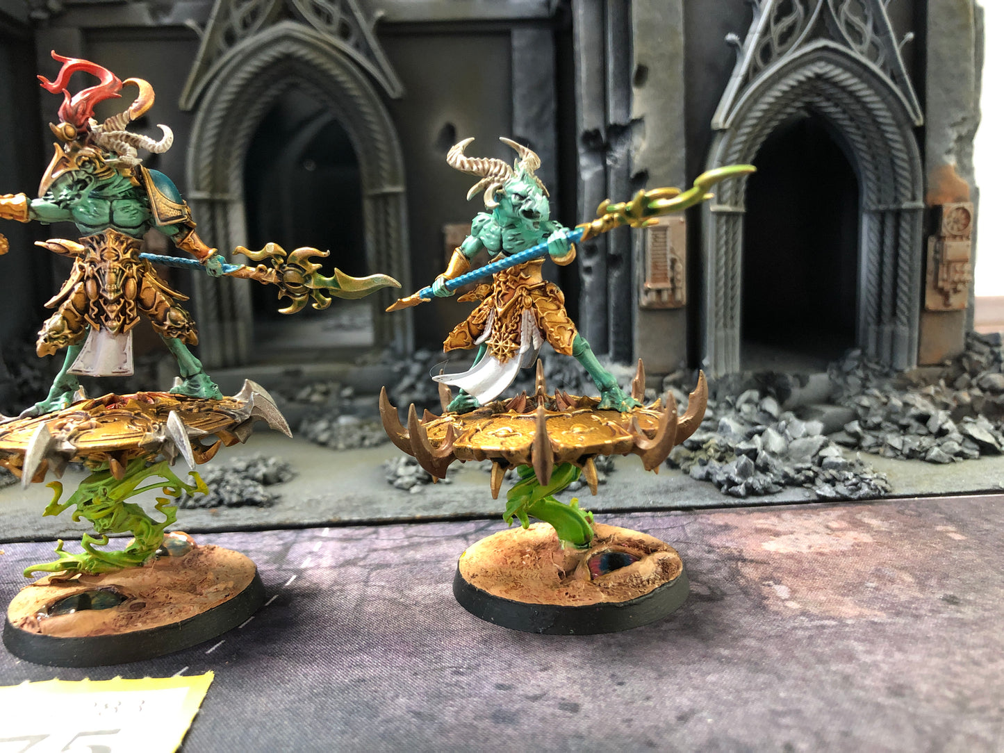 3x Tzaangors Enlightened #575 Disciples of Tzeentch VERY Well Painted AOS Warhammer 40k