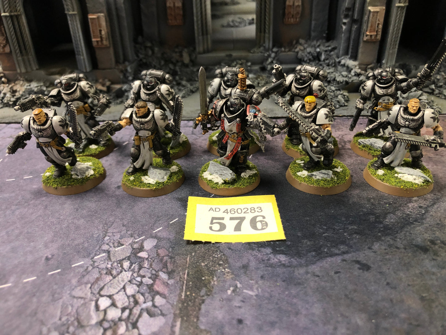 10x Crusader Squad Black Templars #576 Well Painted Space Marines Warhammer 40k