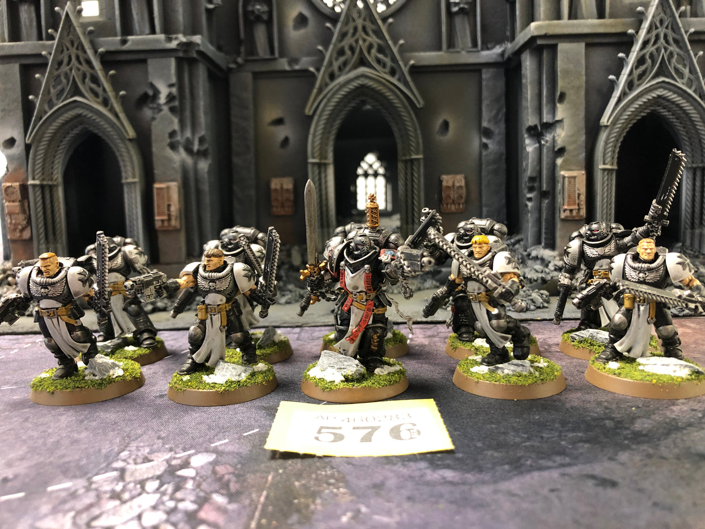 10x Crusader Squad Black Templars #576 Well Painted Space Marines Warhammer 40k