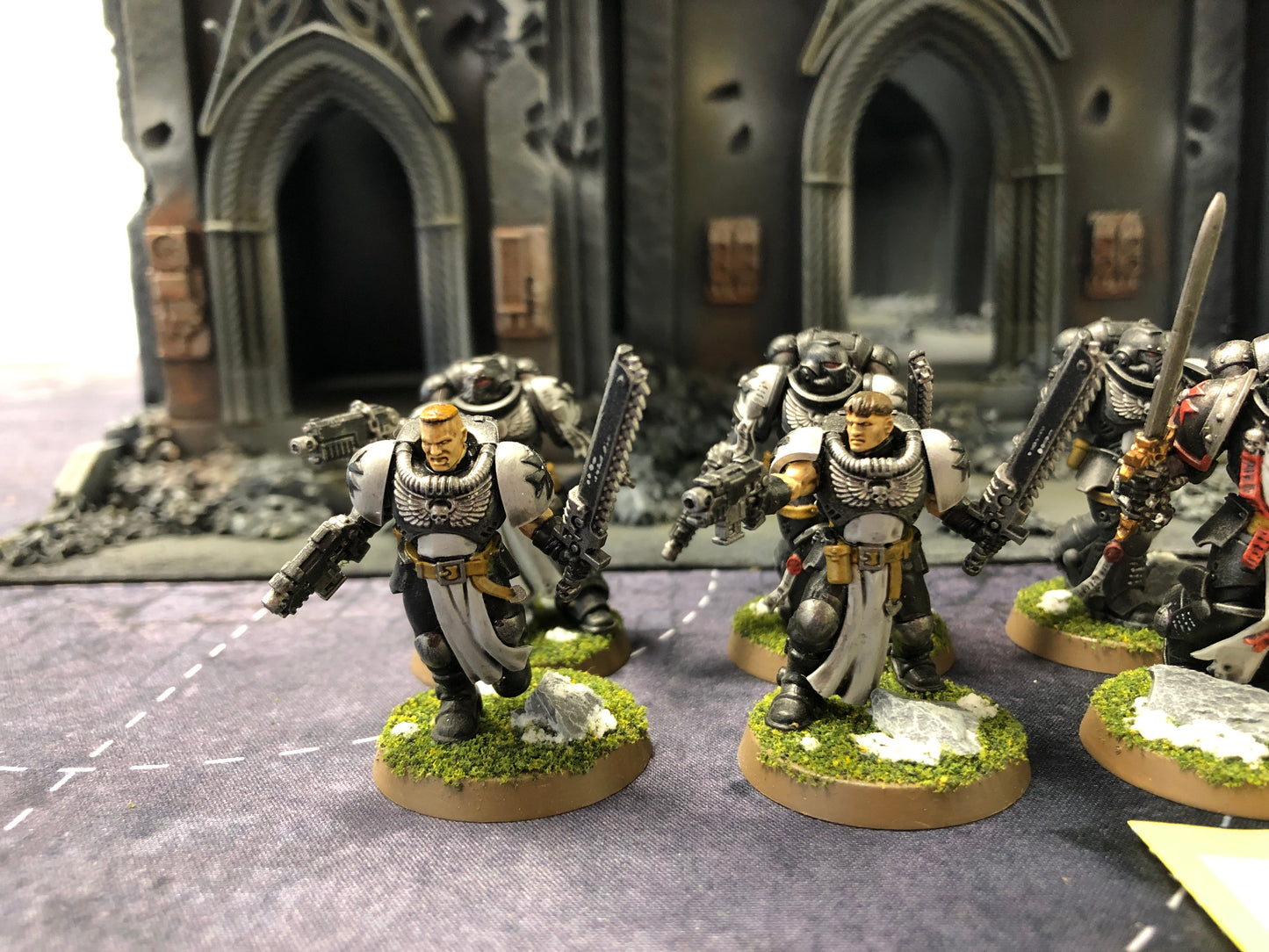 10x Crusader Squad Black Templars #576 Well Painted Space Marines Warhammer 40k