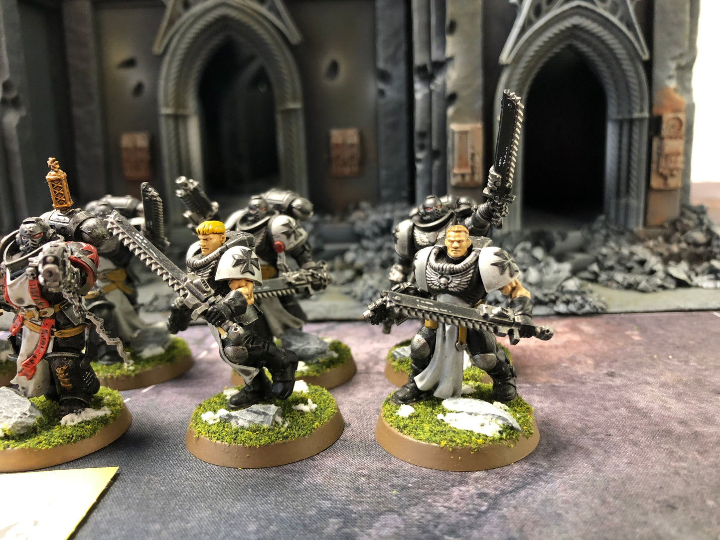 10x Crusader Squad Black Templars #576 Well Painted Space Marines Warhammer 40k