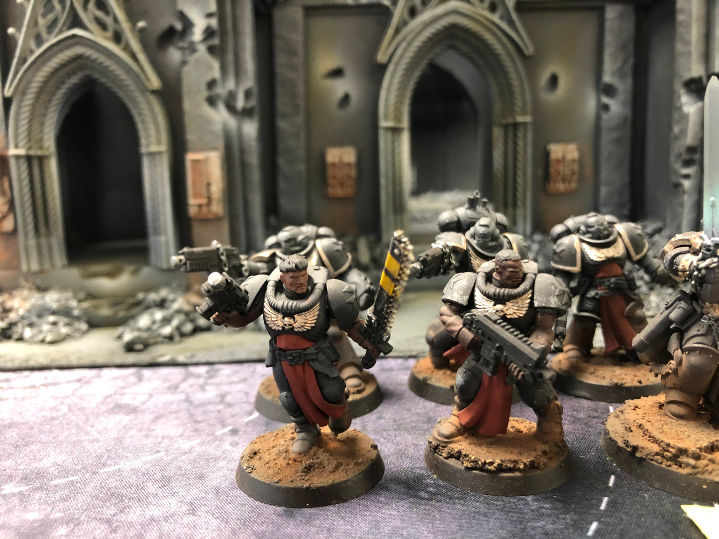 10x Crusader Squad Black Templars #578 Well Painted Space Marines Warhammer 40k