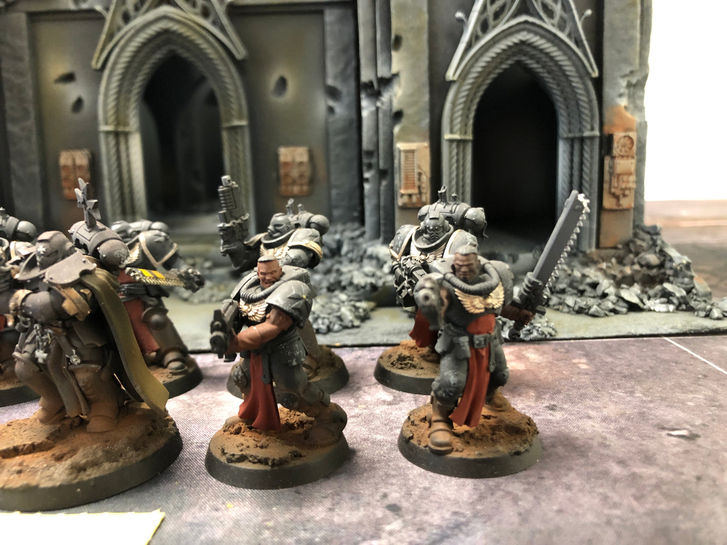 10x Crusader Squad Black Templars #578 Well Painted Space Marines Warhammer 40k