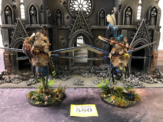 2x Pusgoyle Blightlords #580 Very Well Painted Death Guard Warhammer 40k