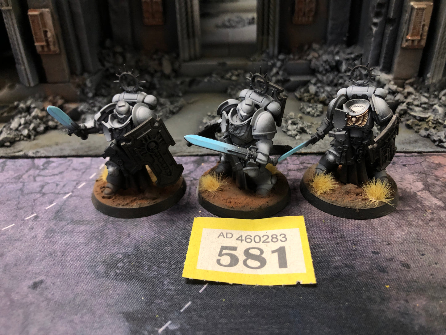 3x Primaris Bladeguard Veterans (1 missing head) #581 Space Marines Warhammer 40k
