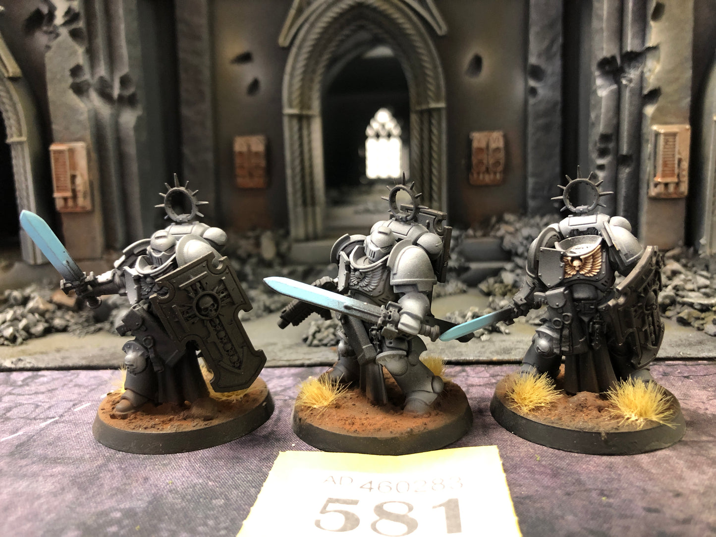 3x Primaris Bladeguard Veterans (1 missing head) #581 Space Marines Warhammer 40k